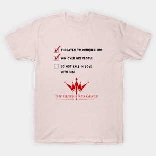 Queen and Conqueror Checklist T-Shirt